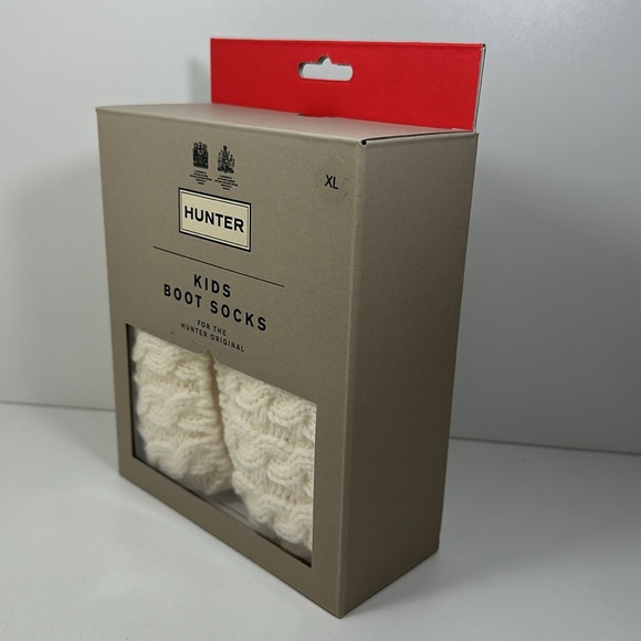 Kids Hunter Boot Socks sz XL white Hunter Boot Socks - Picture 5 of 7